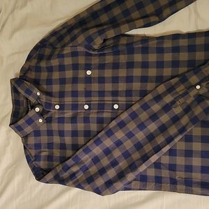 Men's XS Express plaid button down shirt